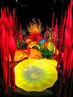 Glass art by Chihuly