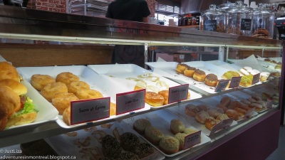 Variety of Donuts on display